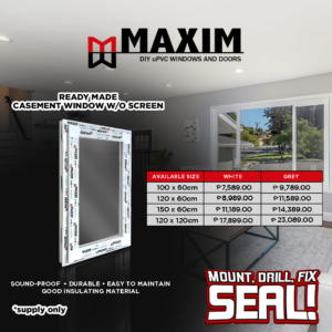 Maxim DIY uPVC Windows Casement Window