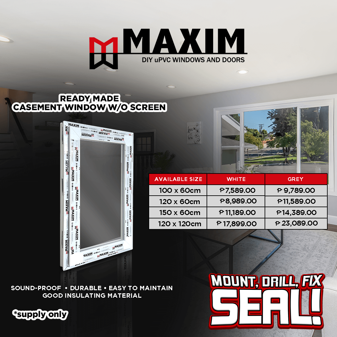 Maxim DIY uPVC Windows Casement Window